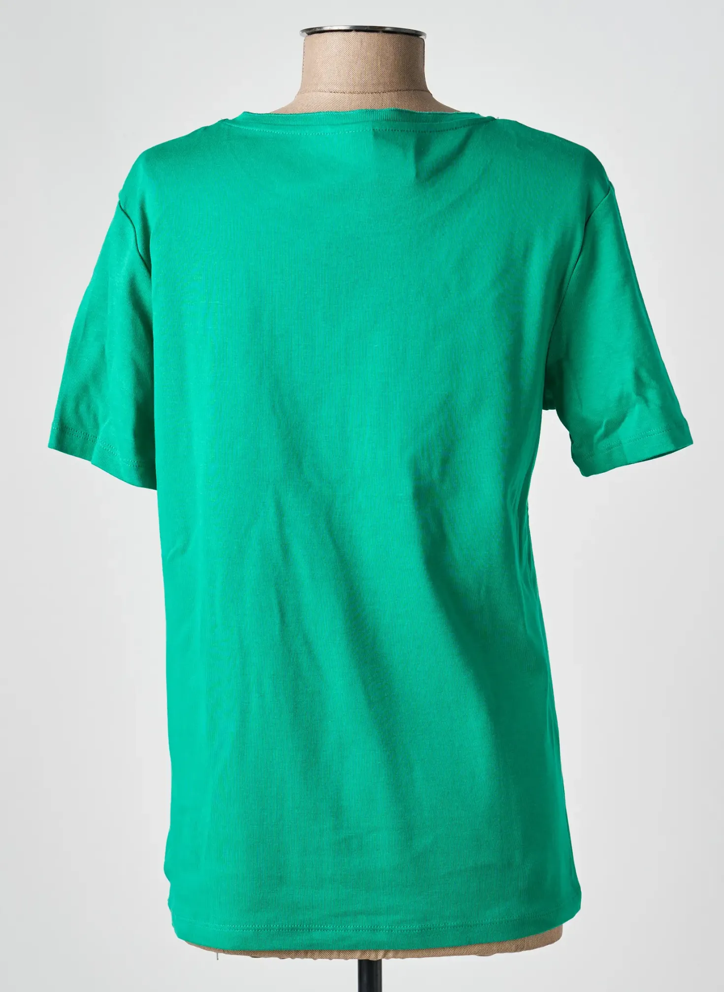Top Damart Vert Manches Courtes