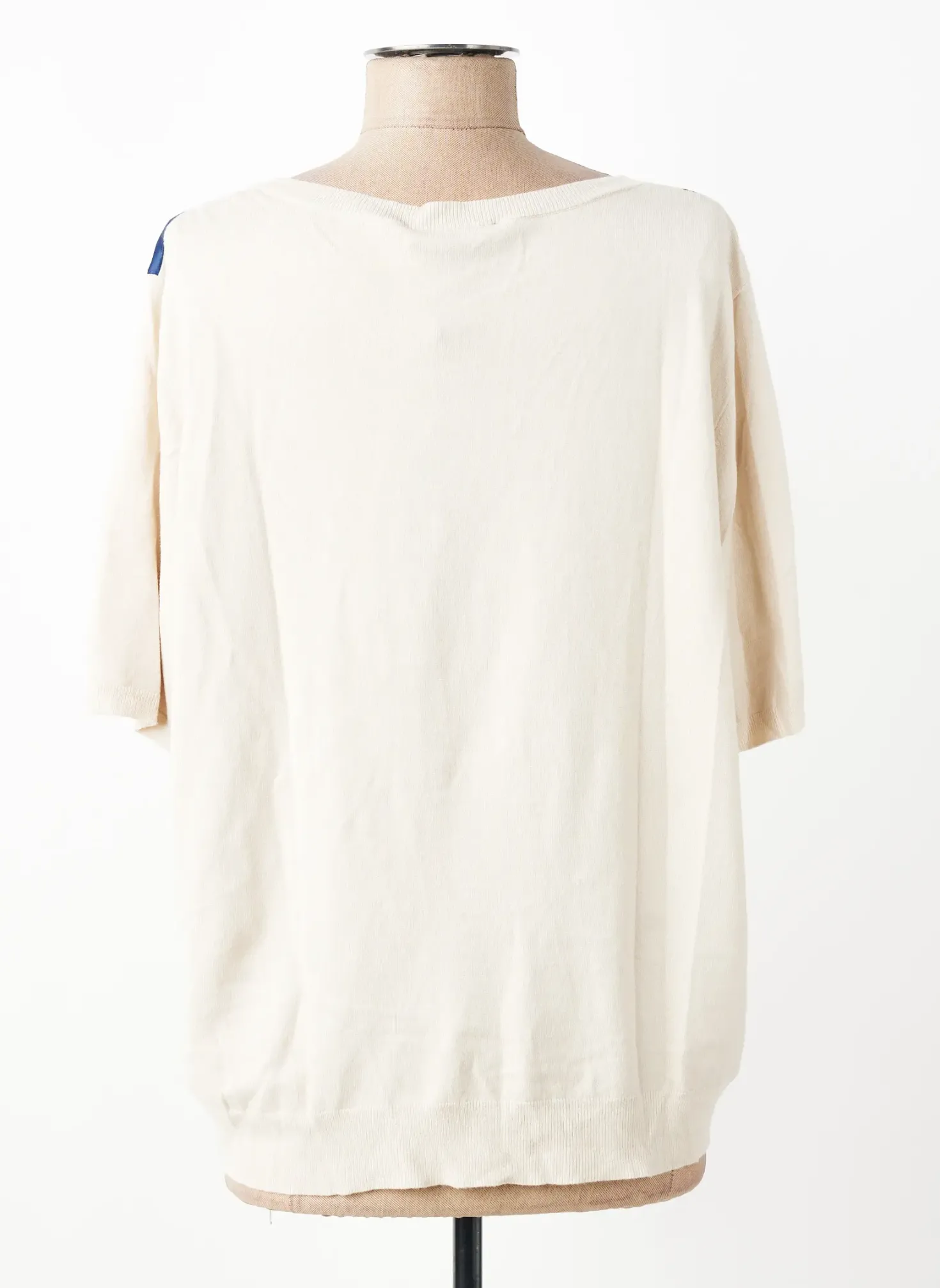Top Escorpion Beige Manches Courtes