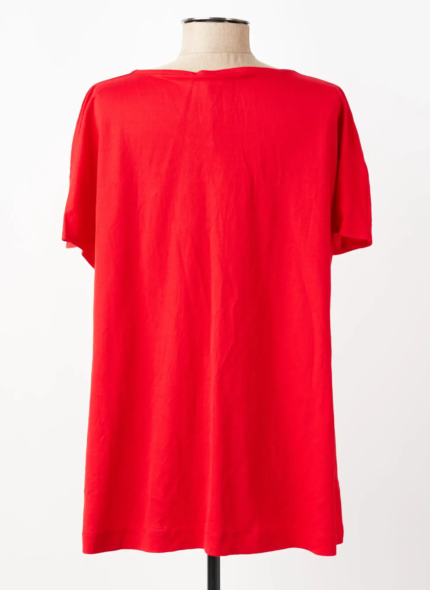 Top Fa Concept Rouge Manches Courtes