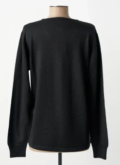 Top Gevana Noir Manches Longues