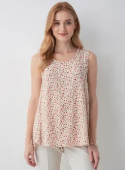 Top G!oze Beige Sans Manche