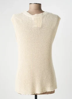Top Indi & Cold Beige Manches Courtes