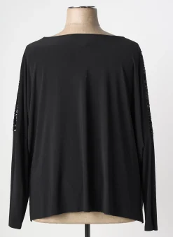 Top Joseph Ribkoff Noir Manches Longues