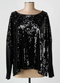 Top Joseph Ribkoff Noir Manches Longues