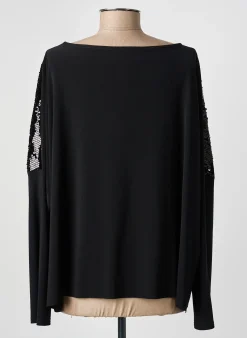 Top Joseph Ribkoff Noir Manches Longues