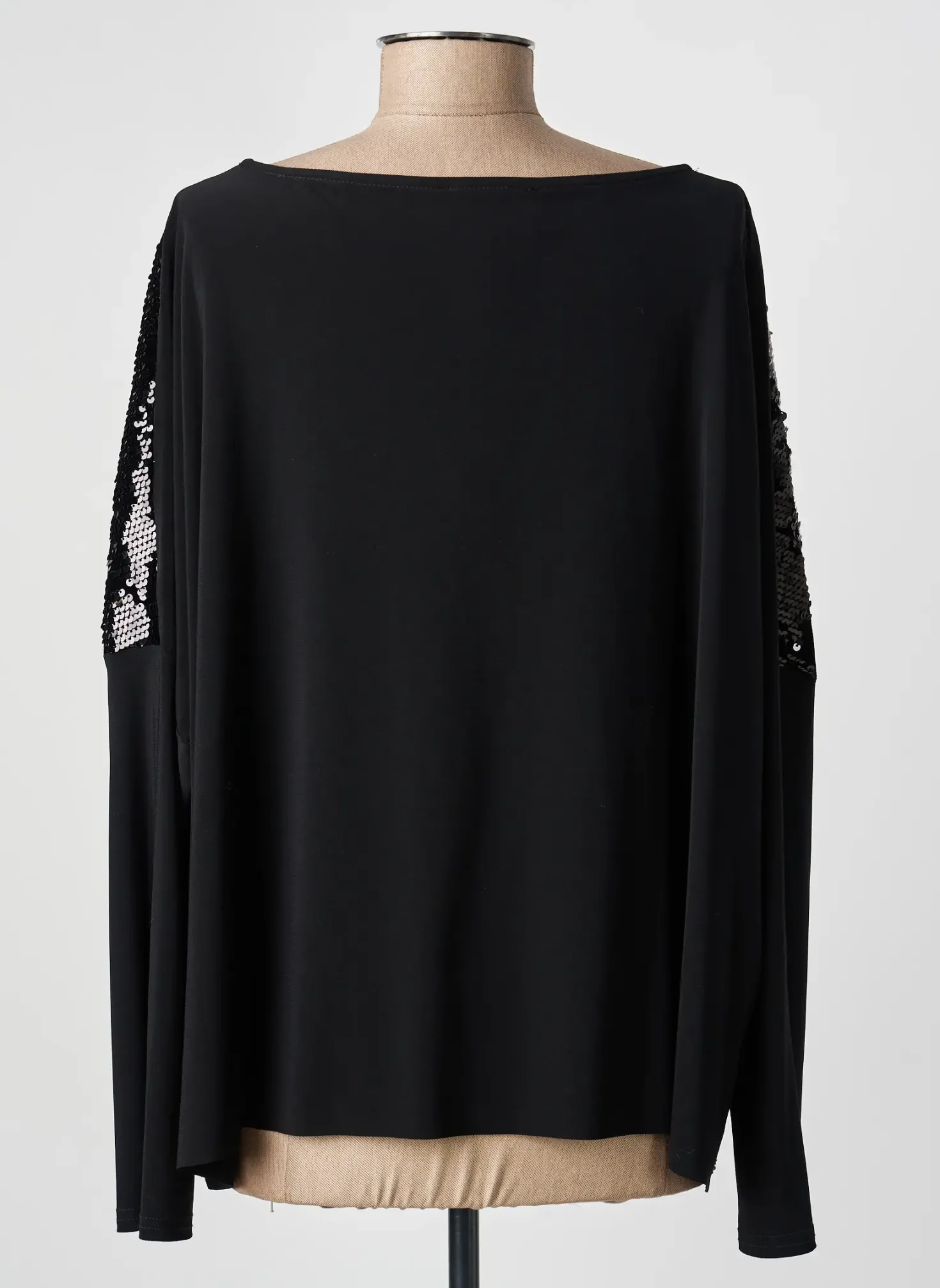 Top Joseph Ribkoff Noir Manches Longues