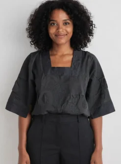 Top Kozan Noir Manches 3/4