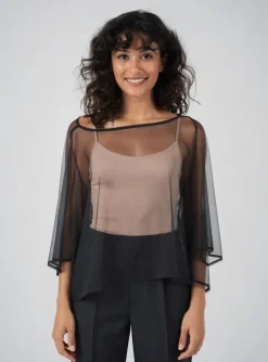Top Kozan Noir Manches Longues