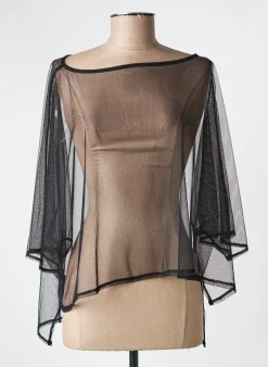 Top Kozan Noir Manches Longues