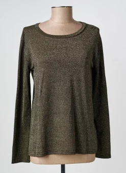 Top La Fee Maraboutee Or Manches Longues