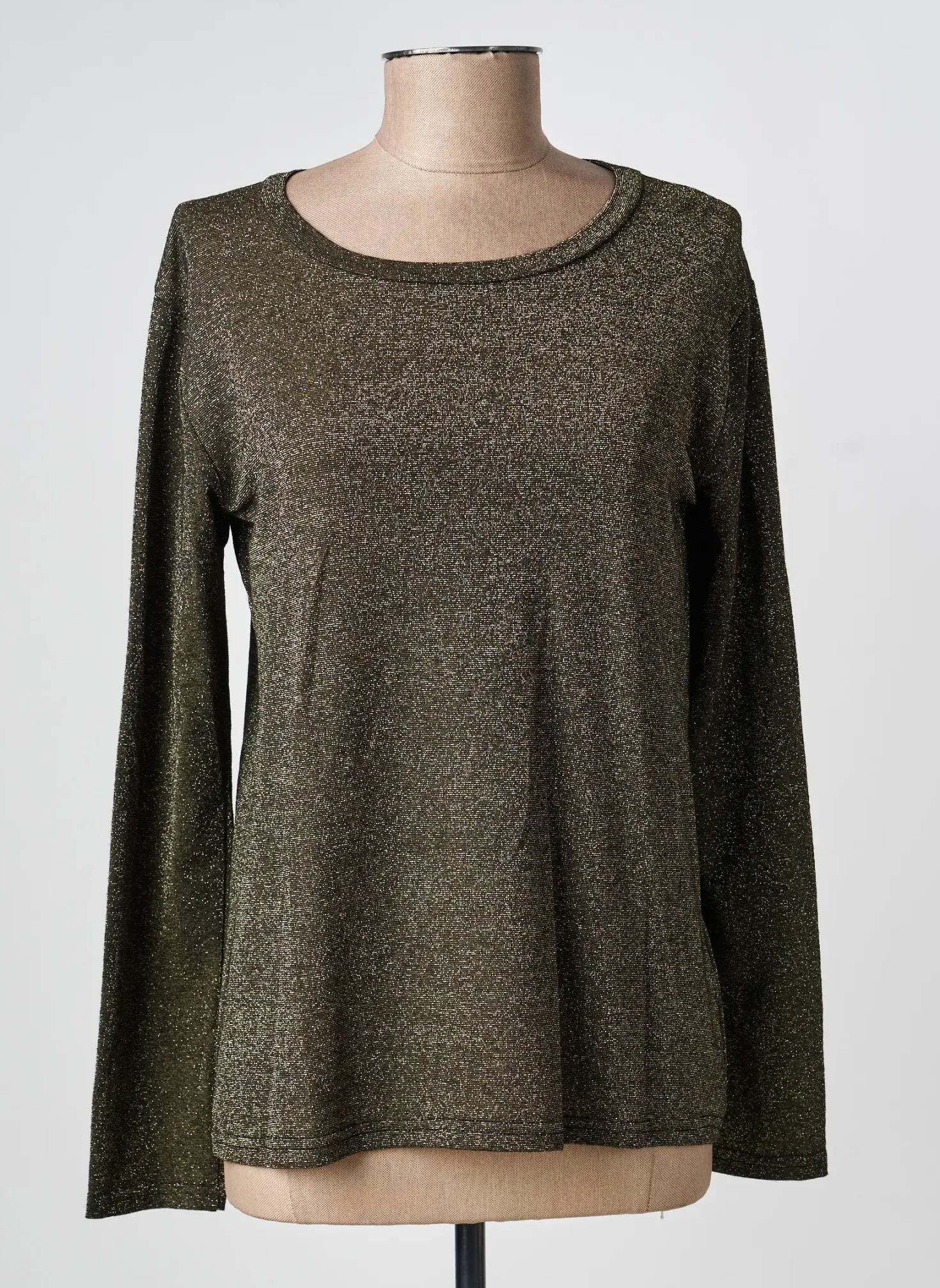 Top La Fee Maraboutee Or Manches Longues