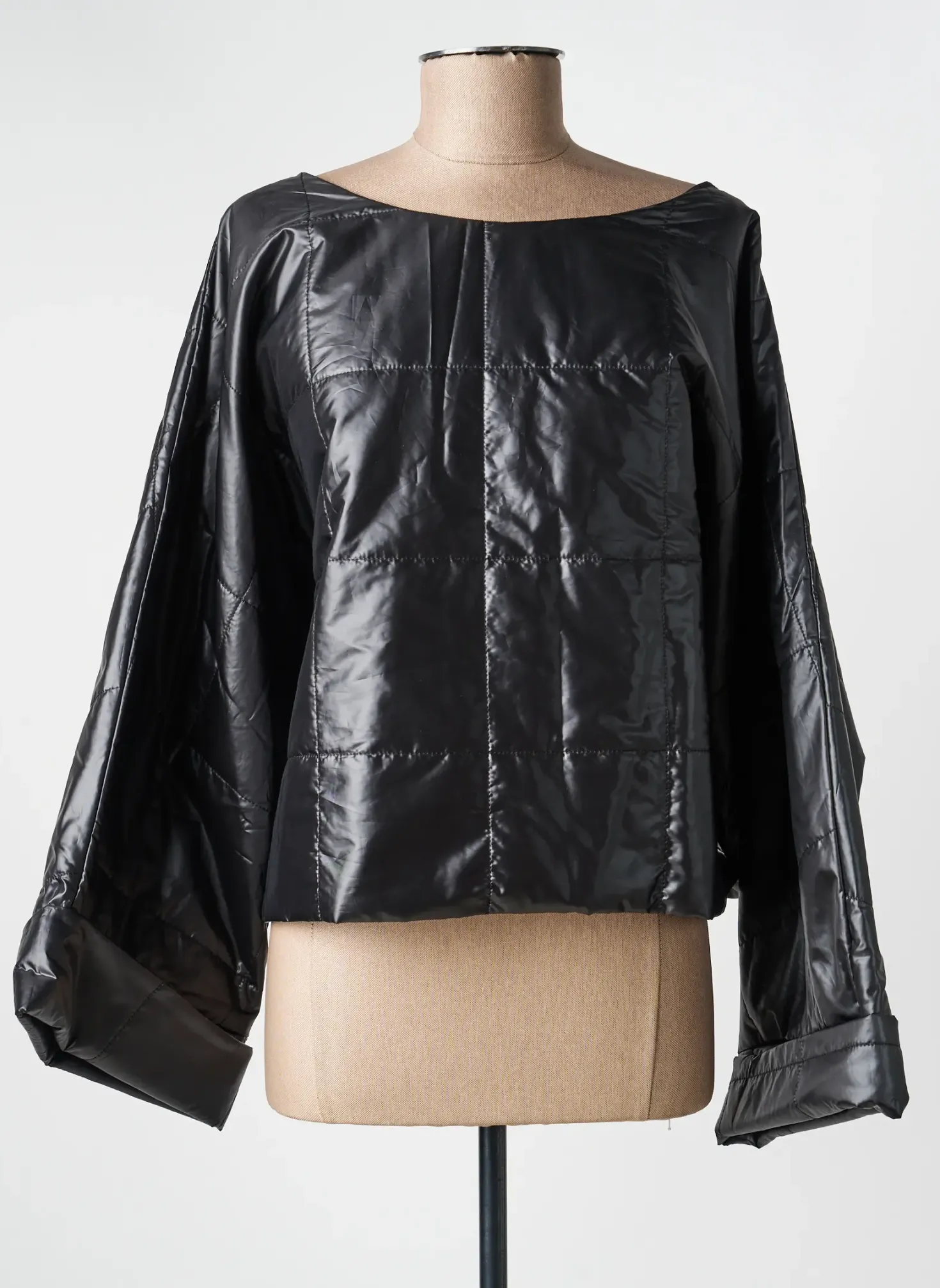 Top Luukaa Noir Manches Longues