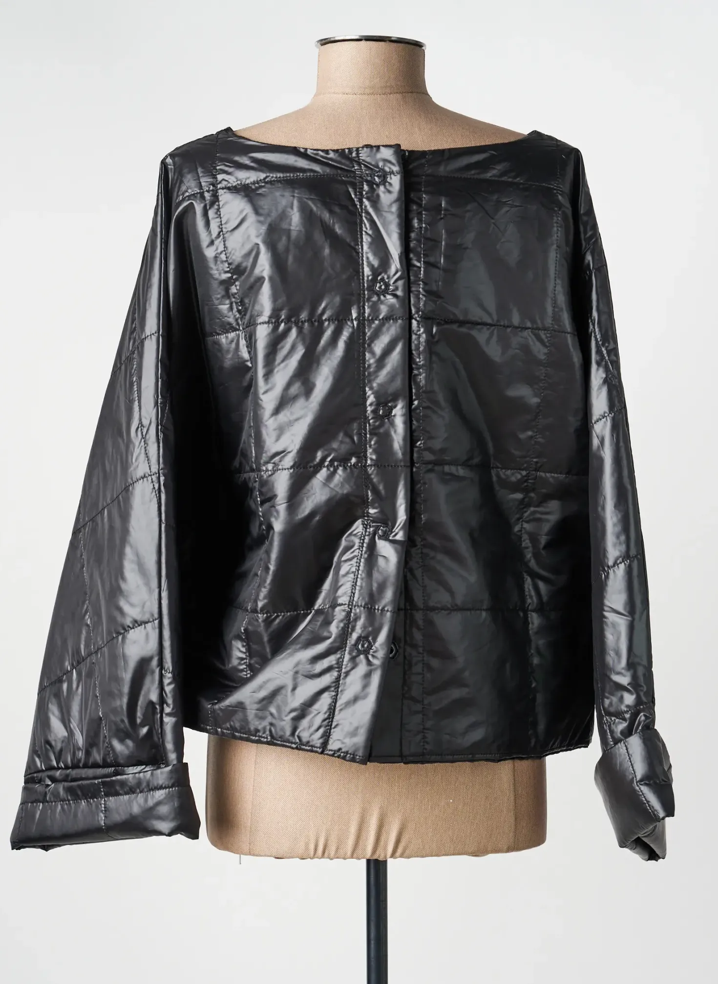 Top Luukaa Noir Manches Longues