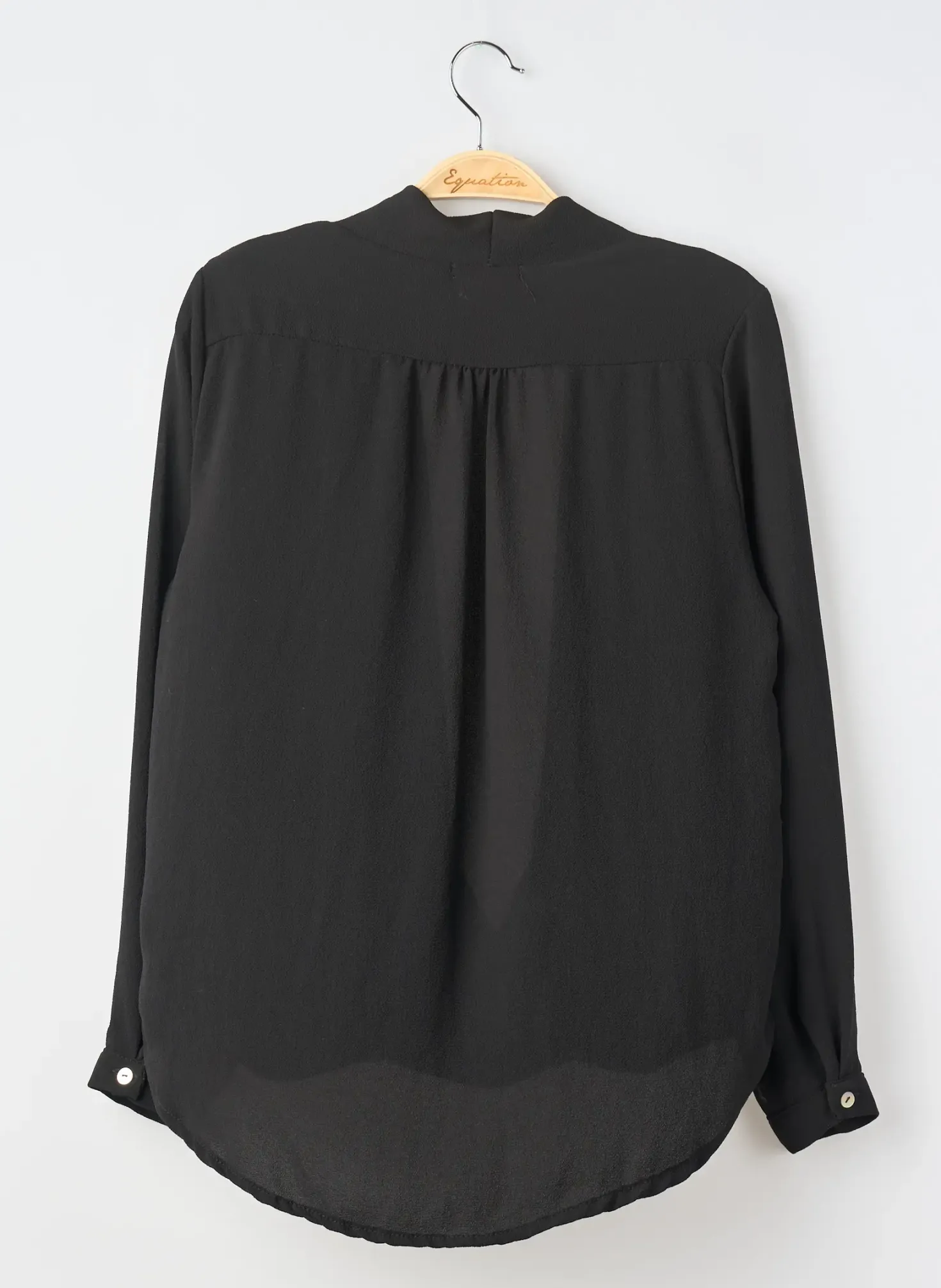 Top Made In Italy Noir Manches Longues