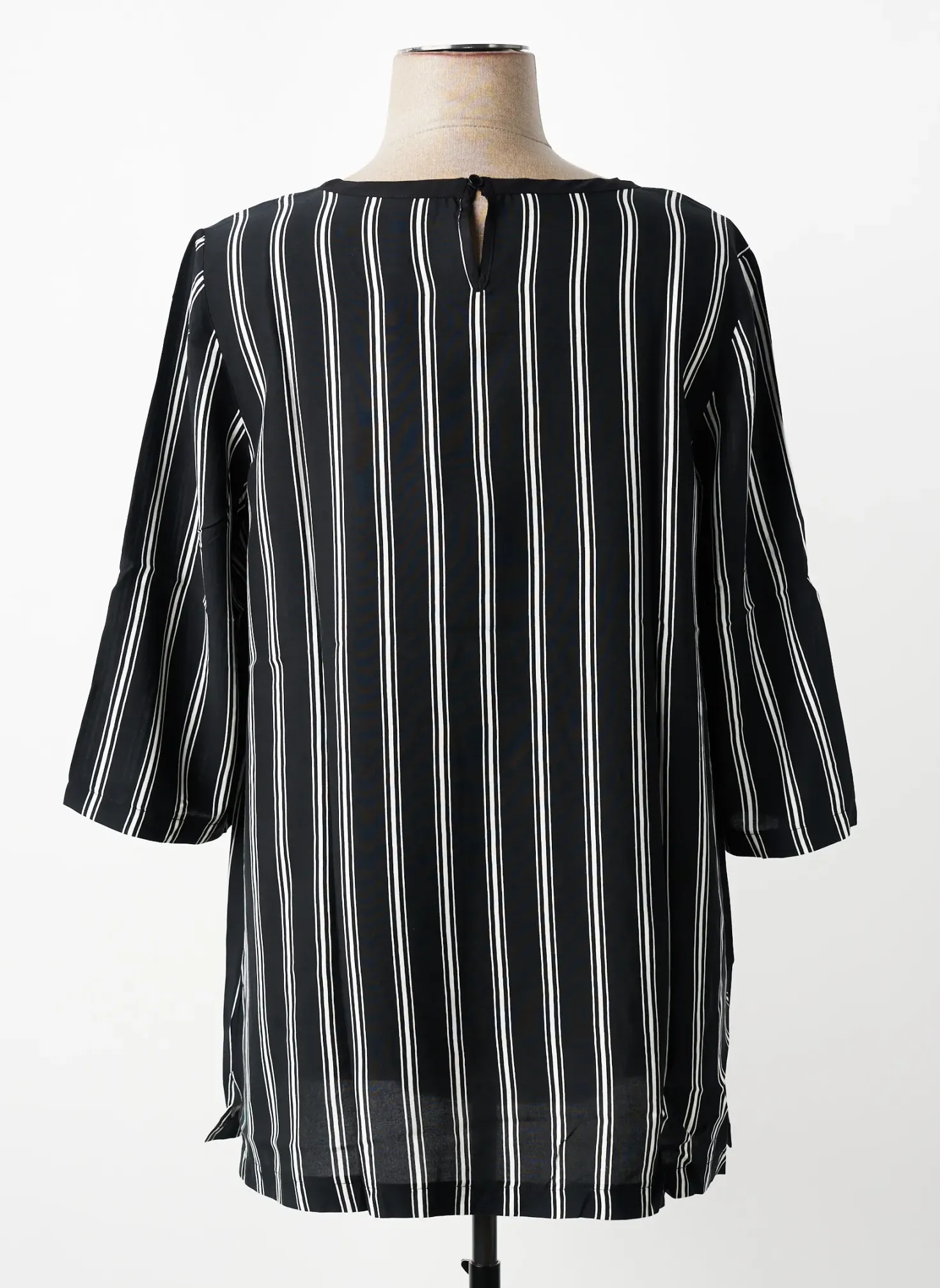 Top Sheego Noir Manches 3/4