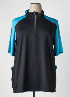 Top Sheego Noir Manches Courtes