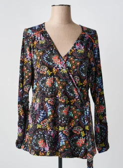 Top Sheego Noir Manches Longues