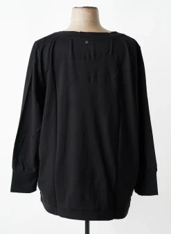 Top Sheego Noir Manches Longues