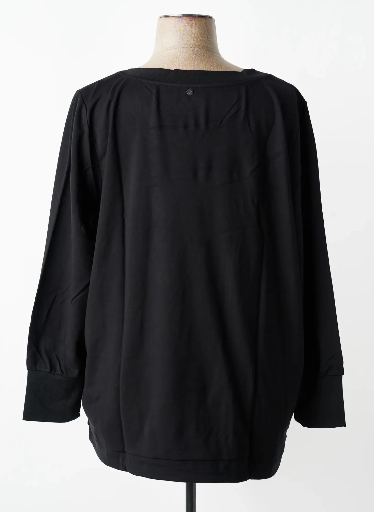 Top Sheego Noir Manches Longues