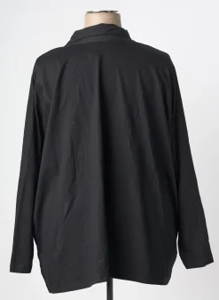 Top Sheego Noir Manches Longues