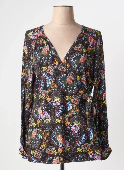 Top Sheego Noir Manches Longues