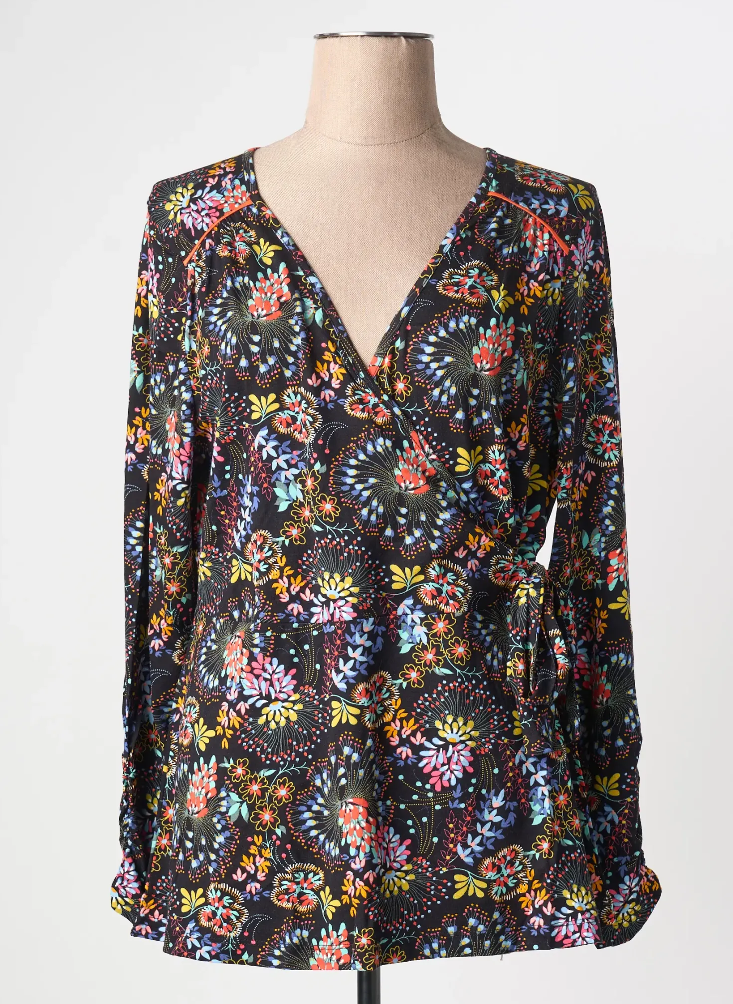 Top Sheego Noir Manches Longues