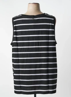 Top Sheego Noir Sans Manche