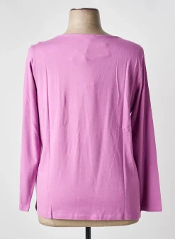 Top Sheego Rose Manches Longues