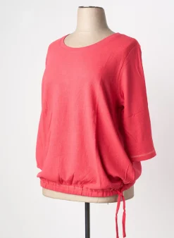 Top Sheego Rose Manches Longues