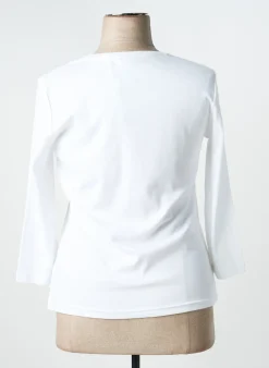 Top Thalassa Blanc Manches Longues