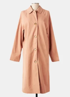 Trench Atelier Evène Rose Sans Capuche