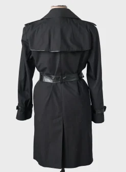 Trench Made In France Noir Sans Capuche