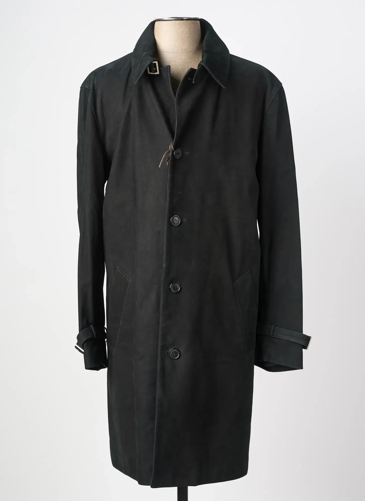 Trench Seraphine Marron Sans Capuche