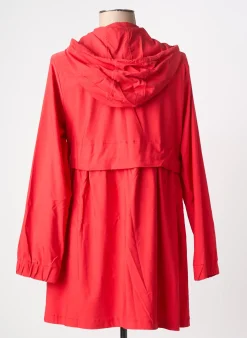 Trench Sophia Curvy Rouge A Capuche