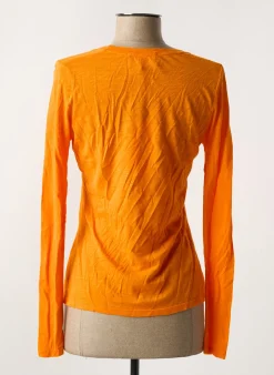 T-shirt American Vintage Orange Manches Longues