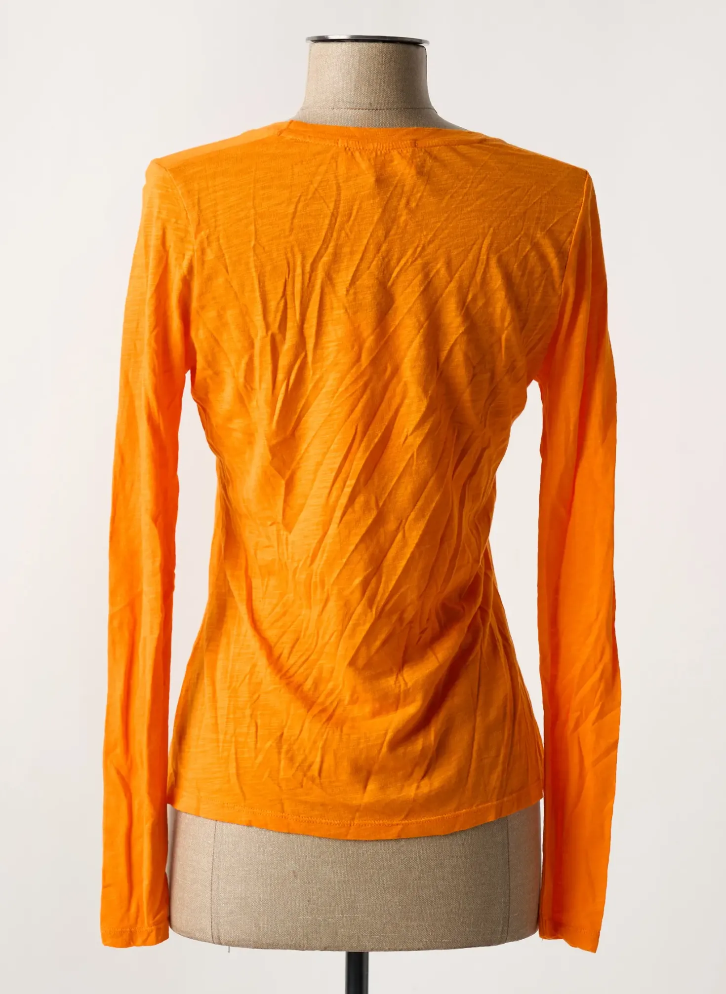 T-shirt American Vintage Orange Manches Longues