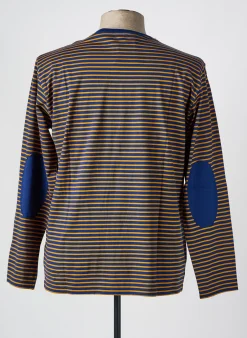 T-shirt Armor Lux Bleu Manches Longues