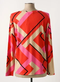 T-shirt Betty Barclay Rouge Manches Longues