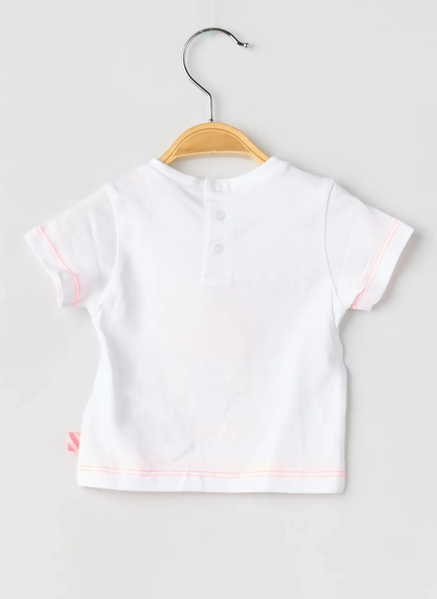 T-shirt Billieblush Blanc Manches Courtes