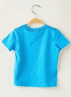 T-shirt Boboli Bleu Manches Courtes