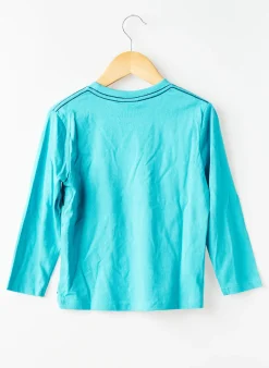 T-shirt Boboli Bleu Manches Longues