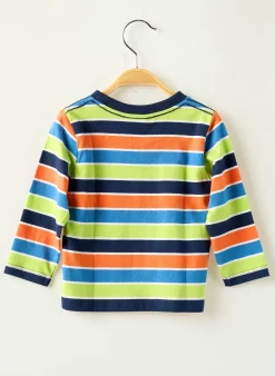 T-shirt Boboli Bleu Manches Longues