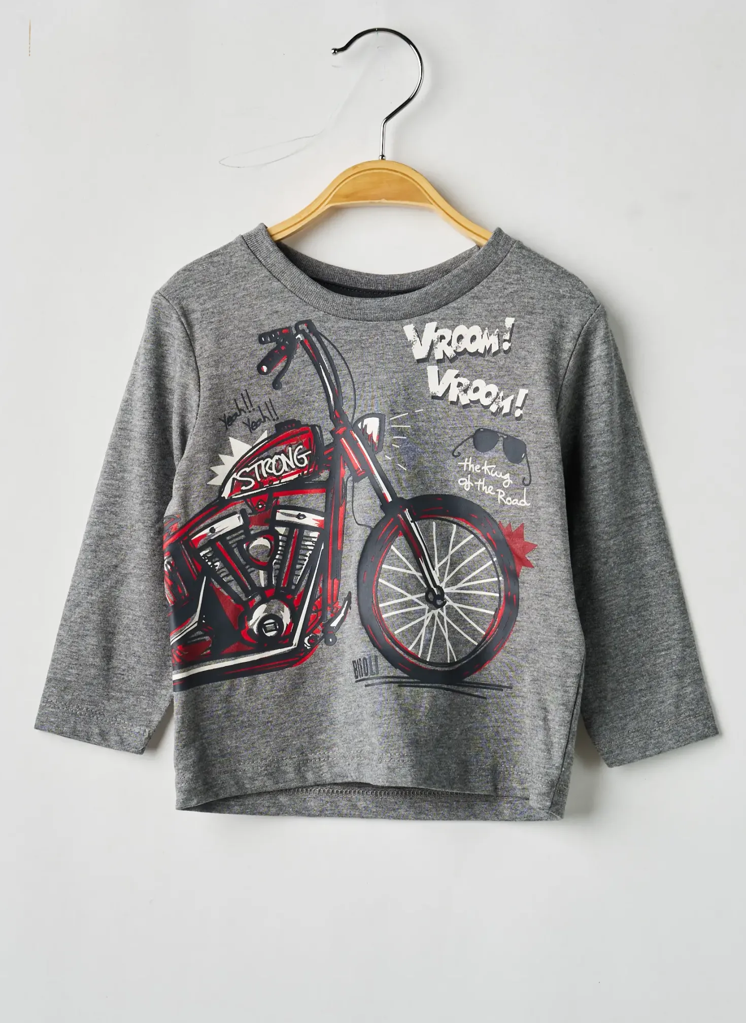 T-shirt Boboli Gris Manches Longues
