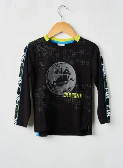 T-shirt Boboli Noir Manches Longues