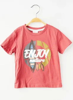 T-shirt Boboli Rouge Manches Courtes