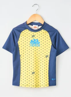 T-shirt Bon Bon Bleu Manches Courtes
