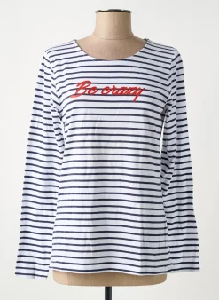 T-shirt Breizh Angel Bleu Manches Longues