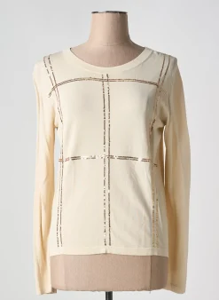 T-shirt Christina Beige Manches Longues