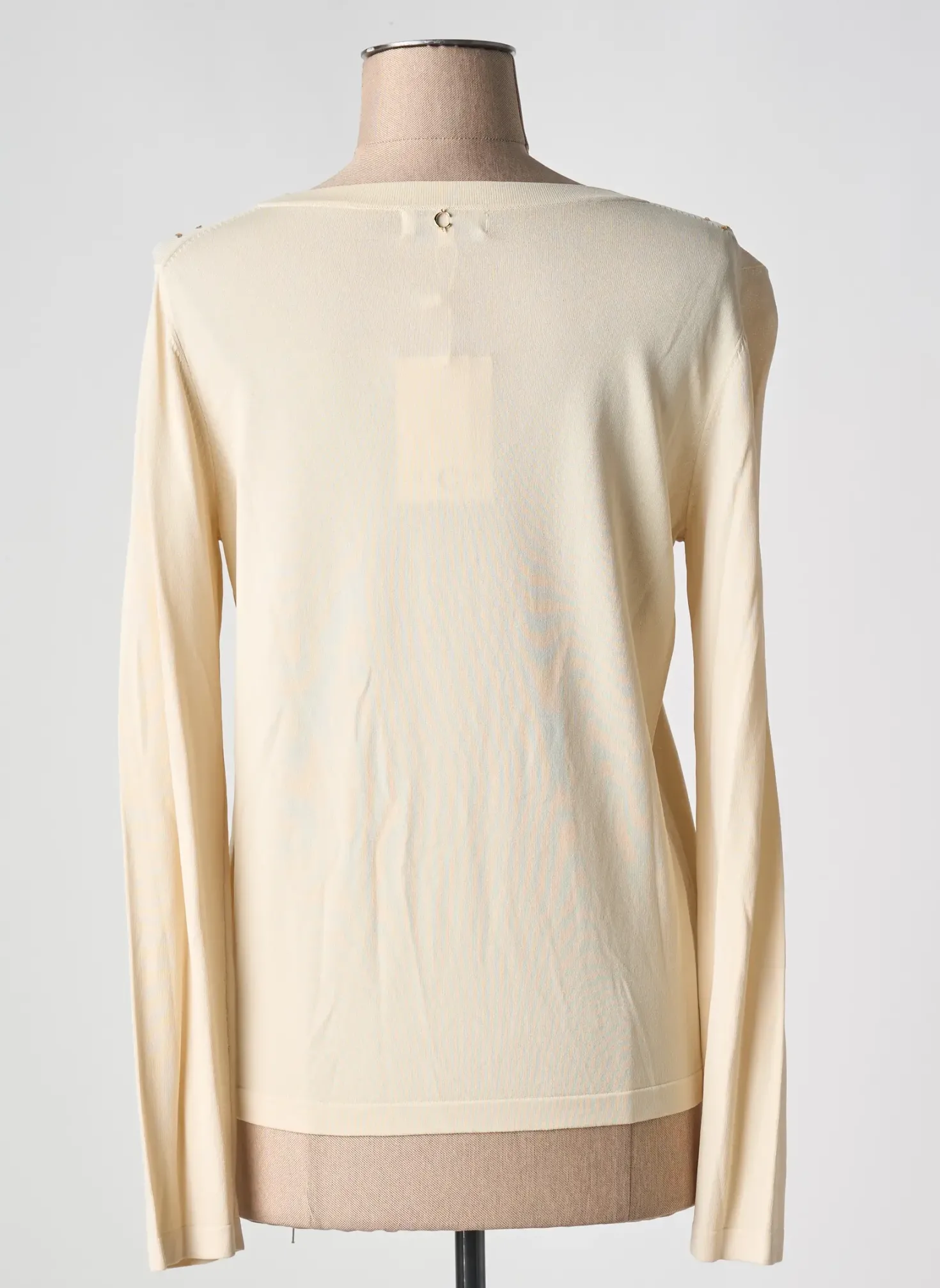 T-shirt Christina Beige Manches Longues
