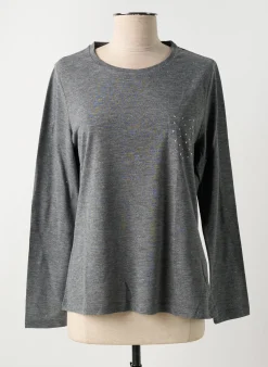 T-shirt Concept K Gris Manches Longues